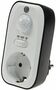 Zwischenstecker mit Bewegungsmelder 100-, 8m Reichweite , 230V/1200W, s/w