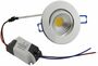 LED-Einbauleuchte COB-3, 3W, 250lm ALU, 3000K, 95-, 85xT47mm, Rahmen chrom