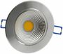 LED-Einbauleuchte COB-7, 7W, 450lm ALU, 3000K, 95-, 109xT47mm,Rahmen chrom