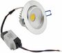LED-Einbauleuchte COB-7, 7W, 450lm ALU, 3000K, 95-, 109xT47mm,Rahmen chrom