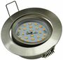 LED-Einbauleuchte Flat-32 neutralwei� 80x32mm, 5W, 490lm, Edelstahl geb�rstet