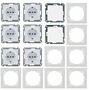DELPHI Starter-Kit, 16-teilig, wei� 6x Steckdose, 2x Schalter, 8x Rahmen