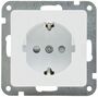 DELPHI Schutzkontakt-Steckdose, wei� 250V~/ 16A, Klemmanschluss, OHNE Rahmen
