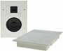 Einbaulautsprecher CTE-34E,eckig, wei� 2-Wege, 287x197mm, 120 Watt