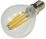 LED Tropfenlampe E14 Filament T4 3000k, 470lm, 230V/4W, warmwei�