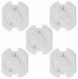 Einsteckschutz f�r Steckdosen mit Drehmechanik, 5er-Set