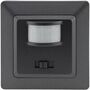 MILOS Bewegungsmelder 160-, anthrazit LED geeignet,  250V~, Unterputz, 3-Draht