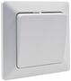 MILOS Wechsel-Schalter, UP, wei� matt 250V~/ 10A, inkl. Rahmen, Klemmanschluss