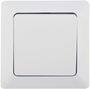 MILOS Wechsel-Schalter, UP, wei� matt 250V~/ 10A, inkl. Rahmen, Klemmanschluss