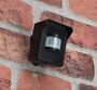 Funk-Bewegungsmelder f�r Pilota Casa IP44, 90-/8m PIR, schwarz, Aufputz