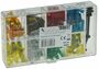 Sortiment Kfz Flachsteck Sicherungen mit Sortiments-Box, 100-teilig