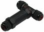3 polige Dosenmuffe- / T-Verbinder, IP68 230V, wasserdicht, f�r z.B. Erdkabel