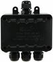 Kabelverbinderbox, 4 Anschl�sse, IP66 230V, IP66, 1x Eingang, 3x Ausgang