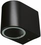 LED-Wandleuchte CTW-1 f�r 1x GU10, IP44, Geh�use schwarz