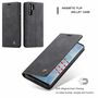 Handy H�lle Schutz Tasche f�r Huawei P30 Cover Wallet Etui Schwarz