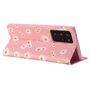 Samsung Galaxy Note 20 Ultra Tasche Handy H�lle Schutz Cover mit Kartenfach Glitzer Rosa