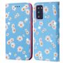 Samsung Galaxy Note 20 Tasche Handy H�lle Schutz Cover mit Kartenfach Glitzer Blau