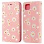 Huawei Y5p Tasche Handy H�lle Schutz Cover mit Kartenfach Glitzer Rosa