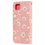 Huawei Y5p Tasche Handy H�lle Schutz Cover mit Kartenfach Glitzer Rosa
