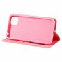 Huawei Y5p Tasche Handy H�lle Schutz Cover mit Kartenfach Glitzer Rosa