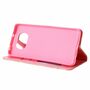 Xiaomi Poco X3 Tasche Handy H�lle Schutz Cover mit Kartenfach Glitzer Rosa