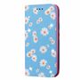 Xiaomi Poco X3 Tasche Handy H�lle Schutz Cover mit Kartenfach Glitzer Blau