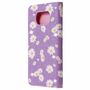 Xiaomi Poco X3 Tasche Handy H�lle Schutz Cover mit Kartenfach Glitzer Violett
