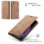 Handy H�lle Schutz Tasche f�r Apple iPhone X / XS Cover Wallet Etui Braun