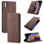 Handy H�lle Schutz Tasche f�r Apple iPhone X / XS Cover Wallet Etui Braun