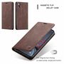 Handy H�lle Schutz Tasche f�r Apple iPhone XR Cover Wallet Etui Braun