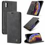 Handy H�lle Schutz Tasche f�r Apple iPhone XS Max Cover Wallet Etui Schwarz