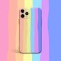 Apple iPhone 11 Pro Max Handyh�lle Schutzcase Bumper Schale Cover Regenbogen Farben