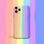 Apple iPhone 11 Pro Max Handyh�lle Schutzcase Bumper Schale Cover Regenbogen Farben