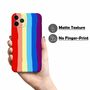 Apple iPhone 11 Pro Max Handyh�lle Schutzcase Bumper Schale Cover Regenbogen Farben