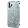 Apple iPhone 12 Pro Max Handyh�lle Schutztasche Case Cover Mandala Grau