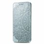Apple iPhone 12 / 12 Pro Handyh�lle Schutztasche Case Cover Mandala Grau