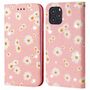 Apple iPhone 12 / 12 Pro Tasche Handy H�lle Schutz Cover mit Kartenfach Glitzer Rosa