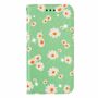 Apple iPhone 12 / 12 Pro Tasche Handy H�lle Schutz Cover mit Kartenfach Glitzer Gr�n