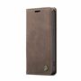 Handy H�lle Schutz Tasche f�r Apple iPhone 12 mini Cover Wallet Etui Braun