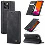 Handy H�lle Schutz Tasche f�r Apple iPhone 12 Pro Max Cover Wallet Etui Schwarz