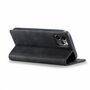 Handy H�lle Schutz Tasche f�r Apple iPhone 12 Pro Max Cover Wallet Etui Schwarz