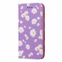 Apple iPhone 11 Tasche Handy H�lle Schutz Cover mit Kartenfach Glitzer Violett
