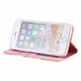 Apple iPhone 7 / 8 / SE 2020 Tasche Handy H�lle Schutz Cover mit Kartenfach Glitzer Orange