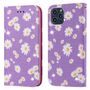 Apple iPhone 11 Pro Max Tasche Handy H�lle Schutz Cover mit Kartenfach Glitzer Violett