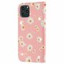 Apple iPhone 11 Pro Tasche Handy H�lle Schutz Cover mit Kartenfach Glitzer Rosa