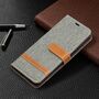 Samsung Galaxy S21 Handy H�lle Schutz-Tasche Case Cover Kartenfach Etuis Grau