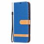 Samsung Galaxy S21 Plus Handy H�lle Schutz-Tasche Case Cover Kartenfach Etuis Blau
