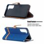 Samsung Galaxy S21 Plus Handy H�lle Schutz-Tasche Case Cover Kartenfach Etuis Blau