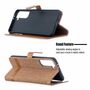 Samsung Galaxy S21 Plus Handy H�lle Schutz-Tasche Case Cover Kartenfach Etuis Braun