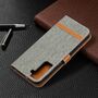 Samsung Galaxy S21 Plus Handy H�lle Schutz-Tasche Case Cover Kartenfach Etuis Grau